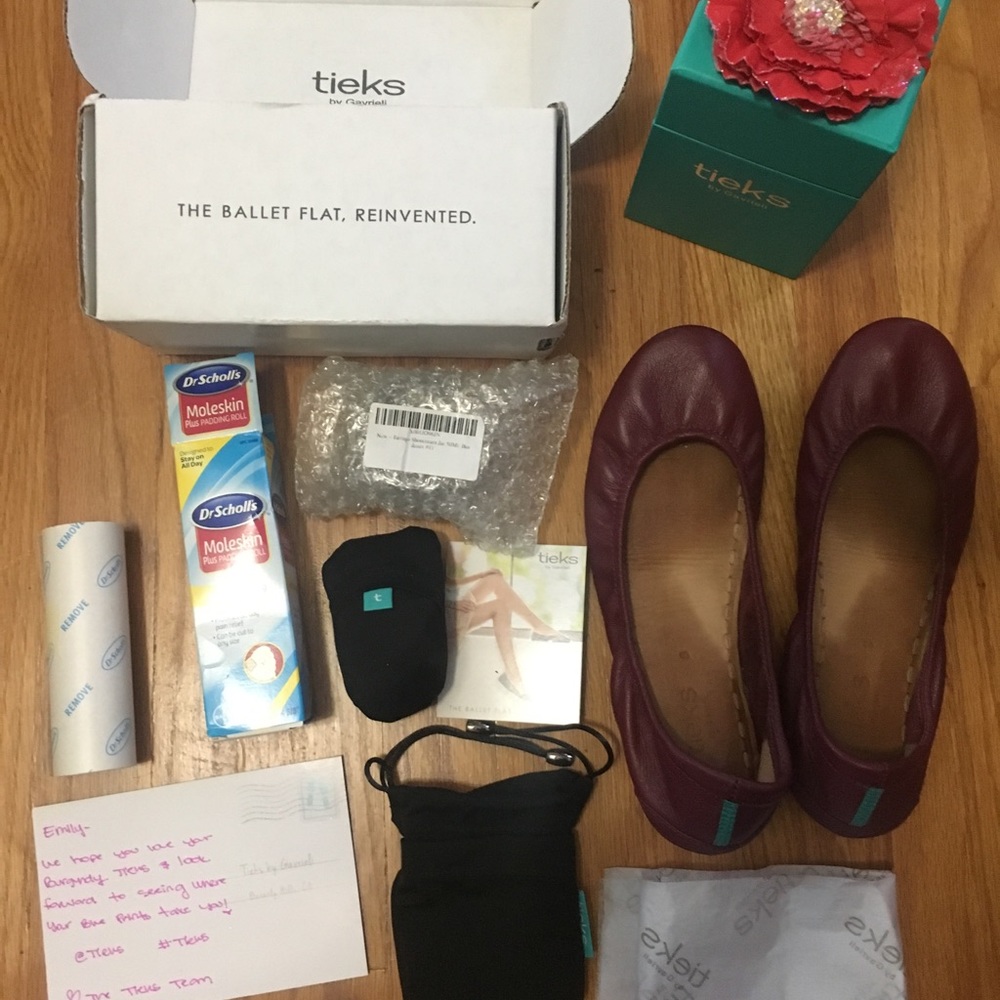 Tieks Burgundy Size 8